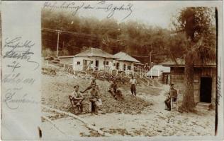 Vitanesti, WWI German military, group of soldiers. photo (EK)