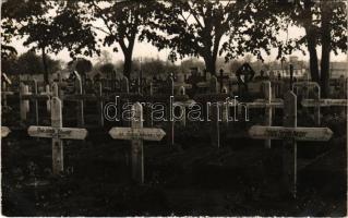 1917 Ramnicu Sarat (Buzau), WWI military cemetery, graves. photo (EK)