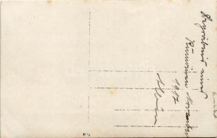 1917 Ramnicu Sarat (Buzau), funeral. photo (crease)