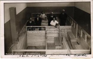 Kovászna-fürdő, Baile Covasna; Mofeta interior / fürdő, belső / bath, interior. photo (apró lyuk / tiny pinhole)