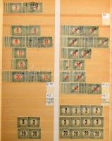 Hivatalos és portó készlet főként pecsételt bélyegekkel, 2 db A/4-es berakóban