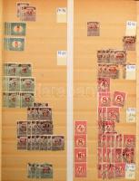 Hivatalos és portó készlet főként pecsételt bélyegekkel, 2 db A/4-es berakóban