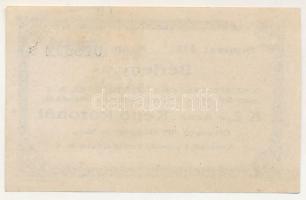 1919. Budapest 2K "Nemzeti Egyesült Textilművek R.T. - Bérjegy" T:XF
Adamo BUC-188.4