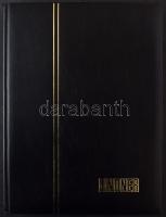 Modern postatiszta gyűjtemény sorokkal, blokkokkal, hozzá kevés egyéb, pecsételt bélyeg, 30 fekete l...