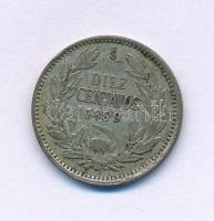 Chile 1899. 10c Ag (2,00g) T:VF Chile 1899. 10 Centavos Ag (2,00g) C:VF Krause KM#156.2
