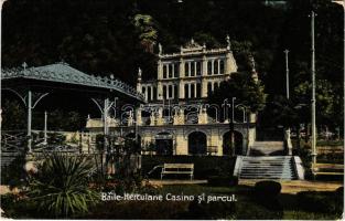 1930 Herkulesfürdő, Baile Herculane; Casino si parcul / kaszinó és park / casino and park (EB)
