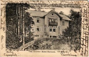 1902 Modor, Modra; Villa Erzsébet, Harmónia / villa (EM)