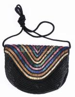 Gyöngyfűzött női táska, 20x15 cm