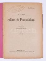 5 db marxista, munkásmozgalmi témájú kiadvány: Kautsky Károly: Marx Károly történelmi jelentősége. F...
