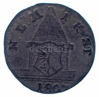 Német Államok / Nürnberg 1807. 1kr billon T:XF German States / Nuremberg 1807. 1 Kreuzer billon C:XF Krause KM#419