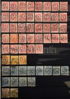 Céglyukasztás gyűjtemény, 2.375 bélyeg nagyon sok különböző kiadáson és rengeteg különféle perfinnel...