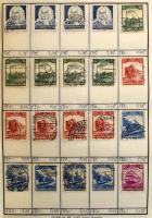 Kb 4500-5000 db külföldi bélyeg 5 db cserefüzetben, benne Finnország, Svédország, Ausztria, Románia, Németország,