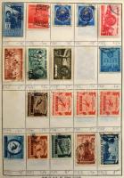 Kb 4500-5000 db külföldi bélyeg 5 db cserefüzetben, benne Finnország, Svédország, Ausztria, Románia,...