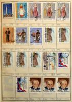 Kb 4500-5000 db külföldi bélyeg 5 db cserefüzetben, benne Finnország, Svédország, Ausztria, Románia,...