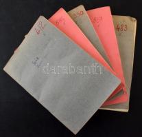 Kb 4500-5000 db külföldi bélyeg 5 db cserefüzetben, benne Finnország, Svédország, Ausztria, Románia,...