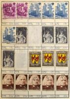 Kb 4500-5000 db külföldi bélyeg 5 db cserefüzetben, benne Bosznia-Hercegovina, Portugália, Franciaor...