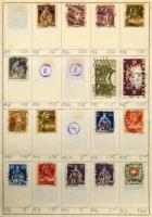 Kb 4500-5000 db külföldi bélyeg 9 db cserefüzetben, benne angol gyarmatok, Nagy-Britannia, Svájc, No...