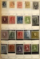 Kb 4500-5000 db külföldi bélyeg 8 db cserefüzetben, benne Nagy-Britannia, Bulgária, Olaszország, Sze...