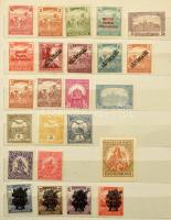 Magyar tétel a Krajcárosoktól az 1950-es évekig, portókkal, sorokkal is, 2 db közepes berakóban