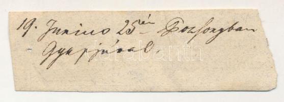 Ausztria 1850 k. Mauthgebühr 9kr T:F lyuk, hátoldalán tintával írt szöveg
Austria 1850 k. Mauthgebü...