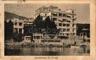 Abbazia, Opatija; Dr. Szegő szanatóriuma / sanatorium, villa (EM)