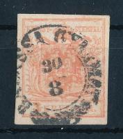 1850 3kr MP III "B(ALA)SSA GYARMAT"