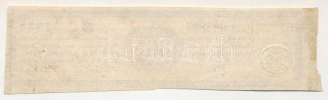 Ausztria 1865. 1854-es osztrák államkötvény 30kr értékű szelvénye vízjeles papíron T:XF