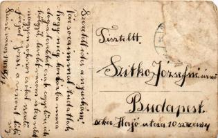 1915 Szászváros, Broos, Orastie; első világháború, katonák és személyzet a hadikórházban, belső / WW...