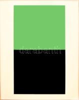 Ellsworth Kelly (1923-2015): Zöld-fekete. Litográfia, papír, jelezve jobbra lent, művészpéldány AP j...