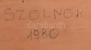 Kétalakos figurális gyertyatartó, kis kopással, 16x15 cm