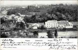 1899 Pöstyén, Piestany; látkép. A. Bernas kiadása / Totalansicht / general view (EB)