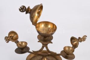 Keleti réz füstölőtartó, m: 26 cm