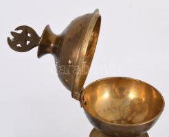 Keleti réz füstölőtartó, m: 26 cm