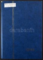 Pengő-fillér sokpéldányos rendező 32 lapos, A/4-es Lindner berakóban