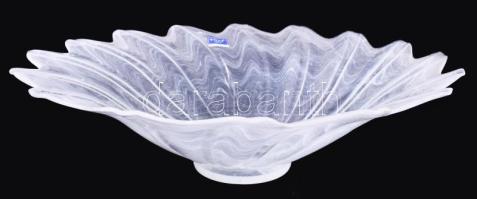 Ritzenhoff "Flirt" nagyméretű kínáló, homályos színezéssel, jelzett, hibátlan, d: 37 cm, m...