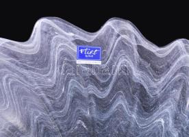 Ritzenhoff "Flirt" nagyméretű kínáló, homályos színezéssel, jelzett, hibátlan, d: 37 cm, m...