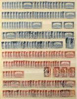 1919 Magyar Posta sokpéldányos rendező 8 lapos A/4 berakóban