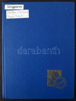 1919 Magyar Posta sokpéldányos rendező 8 lapos A/4 berakóban