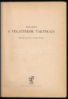 Bán Jenő: A végjátékok taktikája. 1962, Sport Lap- és Könyvkiadó. Kiadói papírkötés, sérült papír vé...