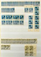 1916-1919 Koronázás, Károly-Zita és Károly-Zita/Köztársaság sokpéldányos készlet névértékenként gyűj...