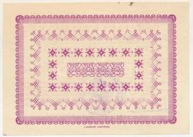 1945. Kaposvár 100P "Pénztári utalvány" tinta aláírással, bélyegzéssel, "035795"...