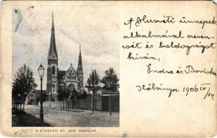 1906 Budapest X. Kőbánya, református templom (EM)