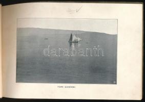cca 1910-1920 Fiume, fekete-fehér képekkel illusztrált album, Guido Cartesio kávé, tea és déligyümöl...
