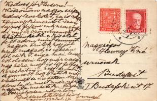 1934 Eperjes, Presov; Masaryková ulica / utca / street. photo (EK)