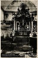 Késmárk, Kezmarok; Vnútro starého ev. dreveného kostola z roku 1717 / Inneres des evang. Holzkirche aus dem Jahre 1717 / Evangélikus fatemplom (1717-ből), belső / Lutheran wooden church from 1717, interior. photo (EK)