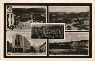 Zsolna, Sillein, Zilina; mozaiklap / multi-view postcard (EK)