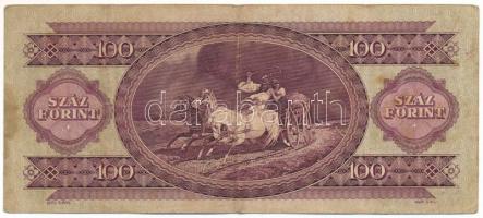 1957. 100Ft "B 024 000014" alacsony sorszám T:F 
Adamo F29