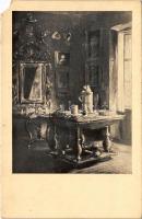 Sopron, interieur a Storno magángyűjteményből. Storno Miksa festménye után (EM)