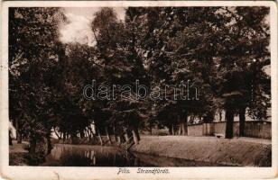 1938 Pilis, Strandfürdő. Gremsperger István kiadása (szakadás / tear)