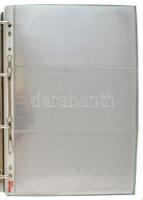 Négygyűrűs berakó, összesen 80db, főleg hármas és négyes osztású berakólappal, használt állapotban